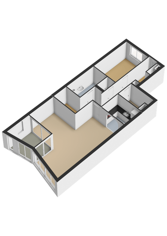 Coulissen 65 Floorplan Blur 1