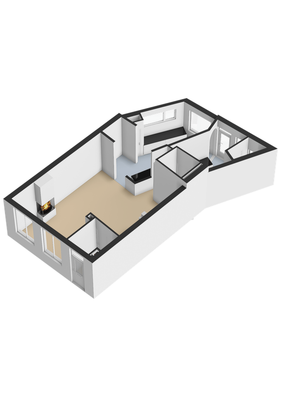 Prins Hendrikstraat 14 Floorplan Blur 1