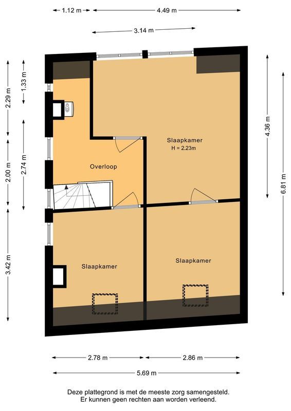 Prins Hendrikstraat 14 Floorplan Blur 4