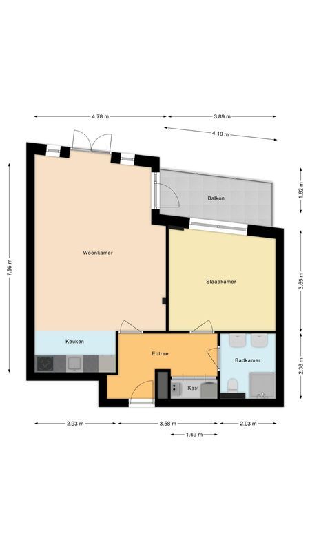 Telegraafstraat 29 - 07 Floorplan Blur 0