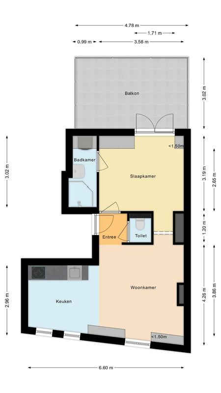 Telegraafstraat 27 - 05 Floorplan Blur 0