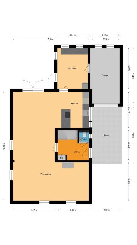 Kerkstraat 10 Floorplan Blur 1