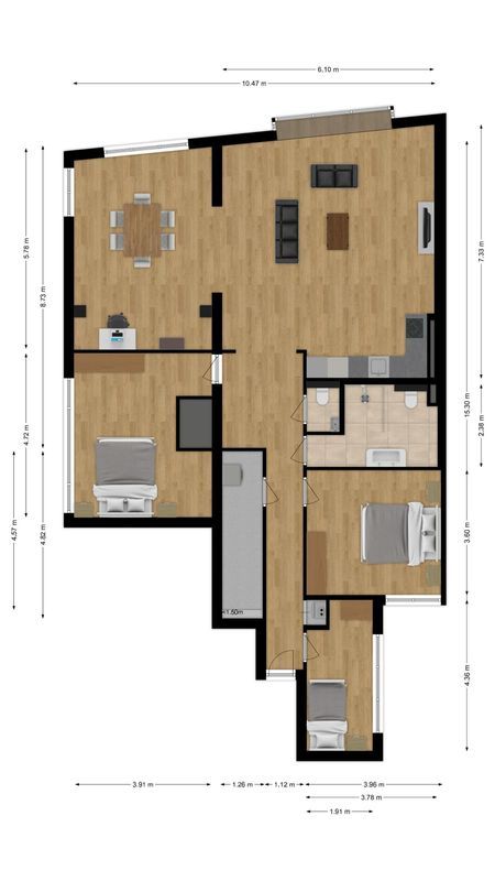 Stadhuisplein 329 - a Floorplan Blur 0