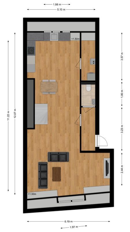Stadhuisplein 329 - d Floorplan Blur 0