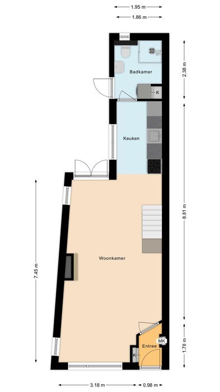 Stuiverstraat 3 Floorplan Blur 0