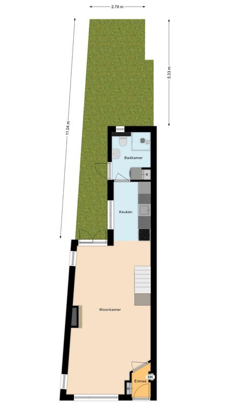 Stuiverstraat 3 Floorplan Blur 3