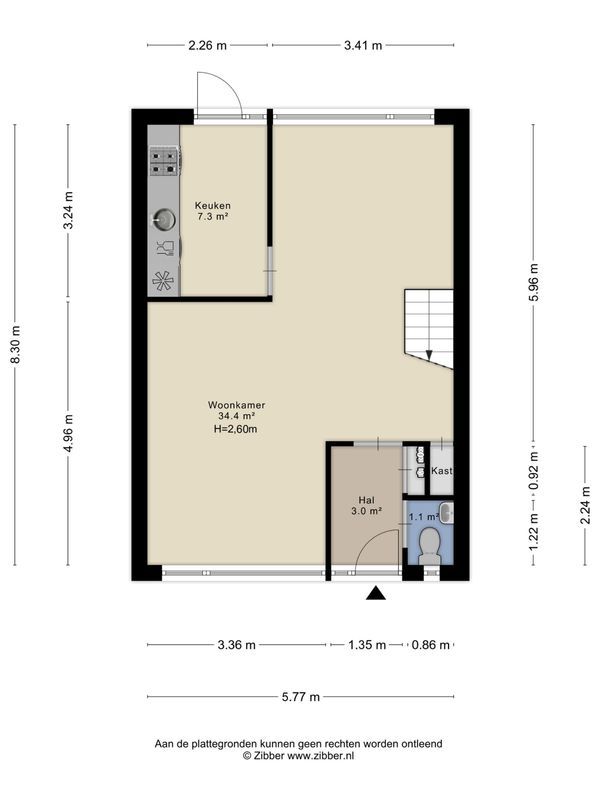 van Hogendorpstraat 88 Floorplan Blur 1
