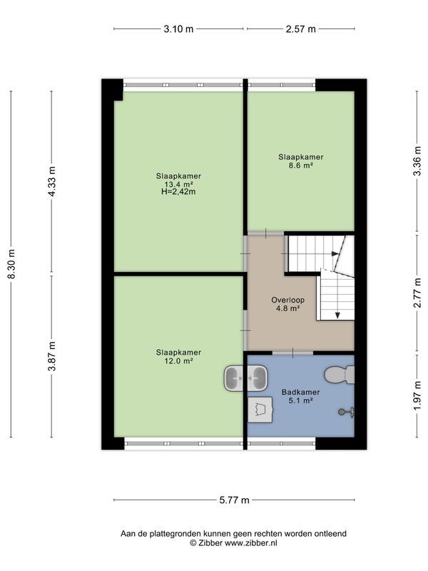 van Hogendorpstraat 88 Floorplan Blur 2