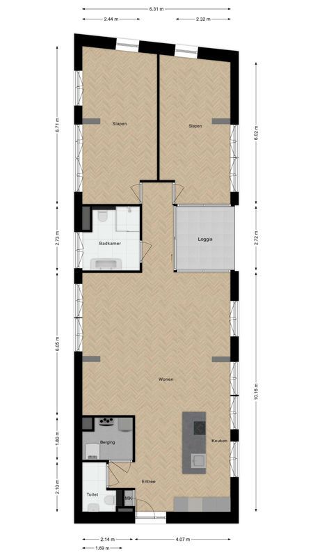 Heuvel 7 Floorplan Blur 0