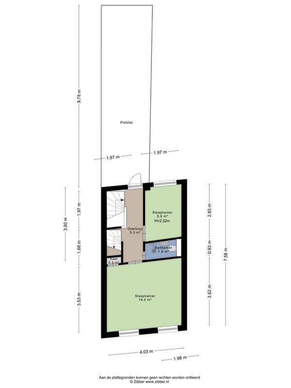 Pastoor van Beurdenstraat 61 Floorplan Blur 2