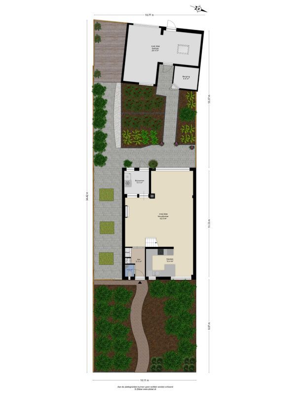 Hoeksestraat 40 Floorplan Blur 3
