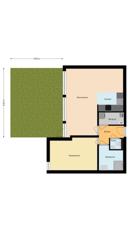 Mendelssohnlaan 3 - E Floorplan Blur 2