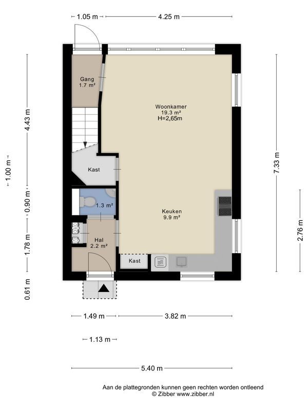 Vinkenbaan 5 Floorplan Blur 2