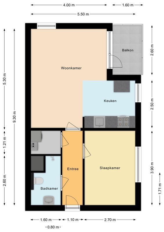 Kapittelstraat 9 - B Floorplan Blur 0