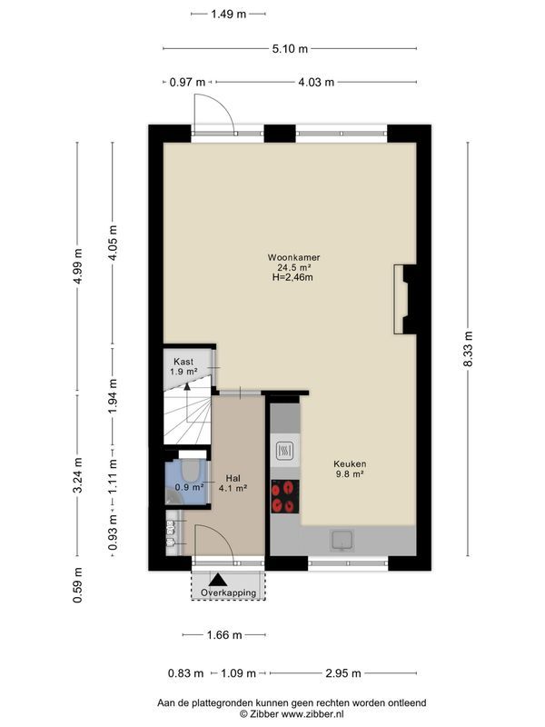 Eerste Lei 2 Floorplan Blur 4
