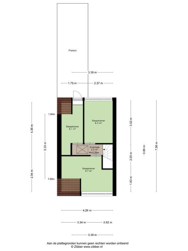 Roggestraat 27 Floorplan Blur 3