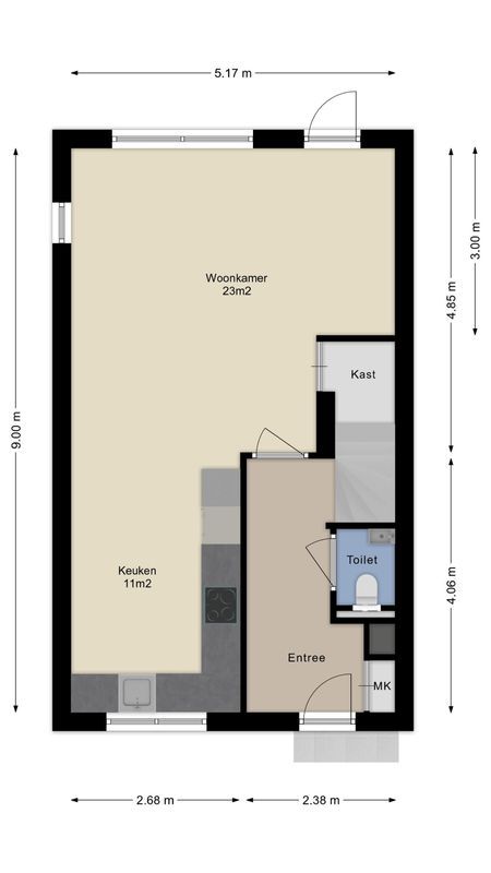 Olifantoortje 29 Floorplan Blur 1