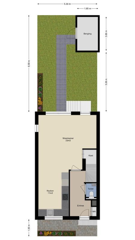 Olifantoortje 29 Floorplan Blur 7