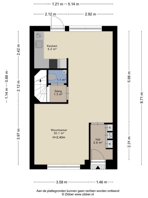 Manderveenstraat 28 Floorplan Blur 1