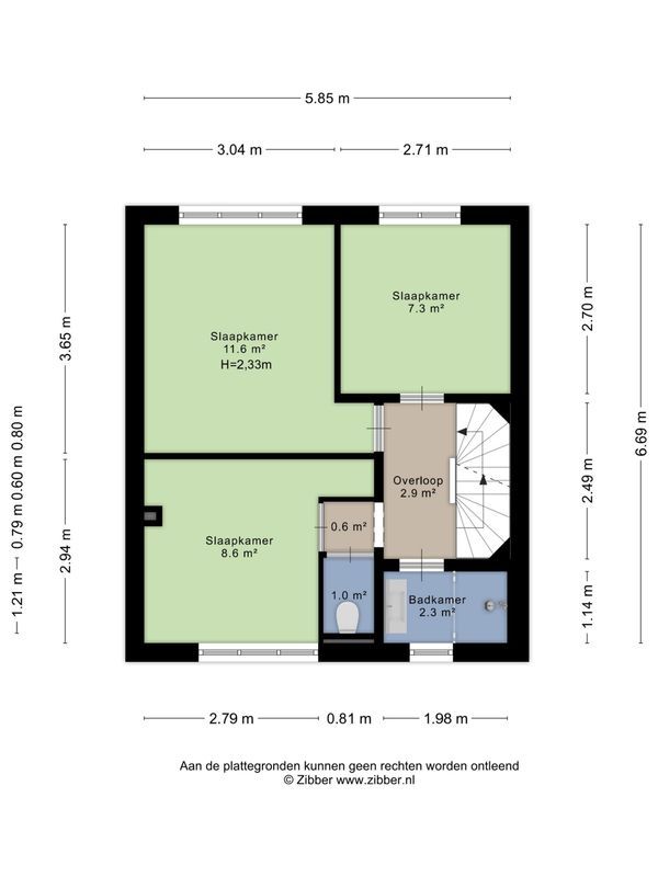Griendstraat 52 Floorplan Blur 1