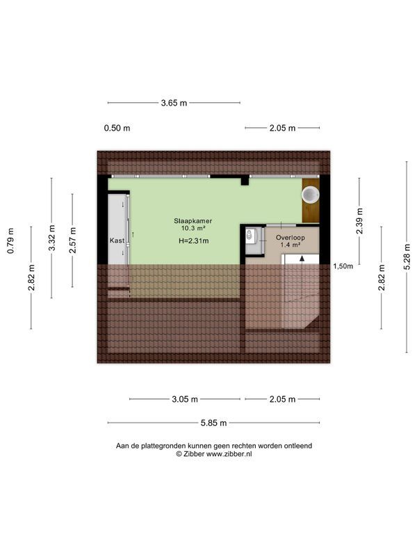 Griendstraat 52 Floorplan Blur 2