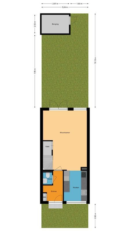Reggestraat 59 Floorplan Blur 2