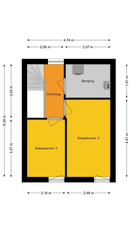 Reggestraat 59 Floorplan Blur 3