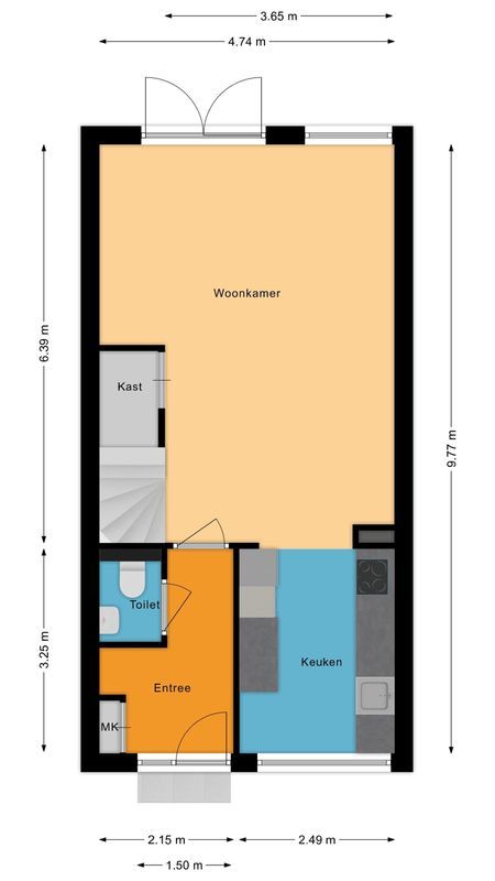 Reggestraat 59 Floorplan Blur 0