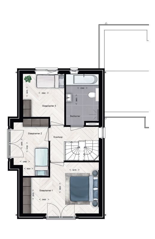 Heiveldhoef Breda - Vrijstaand geschakelde woning Type B - Photo Blur 3