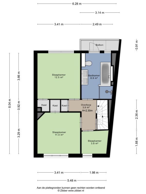 Theresiastraat 6 Floorplan Blur 2