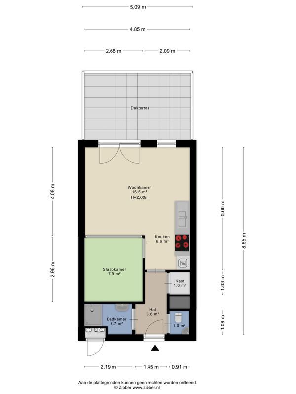 Korvelseweg 178 - 11PP Floorplan Blur 0