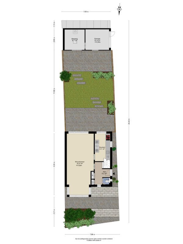 Pius X-straat 8 Floorplan Blur 4