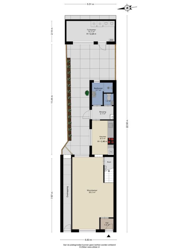 Arent van 's Gravesandestraat 10 Floorplan Blur 1