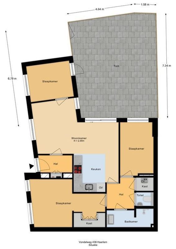 Vondelweg 438 Floorplan Blur 2