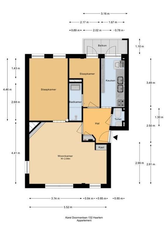 Karel Doormanlaan 132 Floorplan Blur 0
