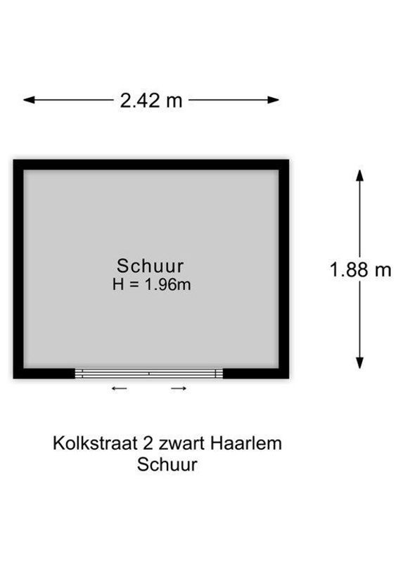Kolkstraat 2-ZW Floorplan Blur 1
