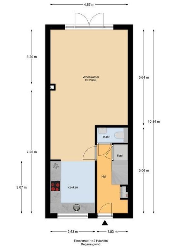 Timorstraat 142 Floorplan Blur 1