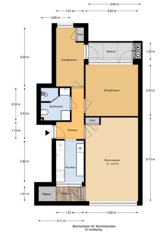 Plesmanlaan 26 Floorplan Blur 0