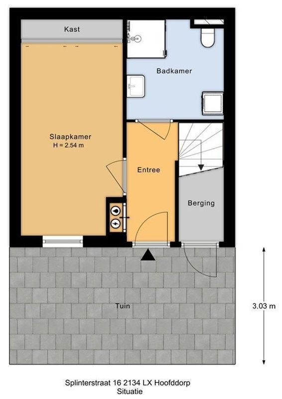 Splinterstraat 16 Floorplan Blur 0