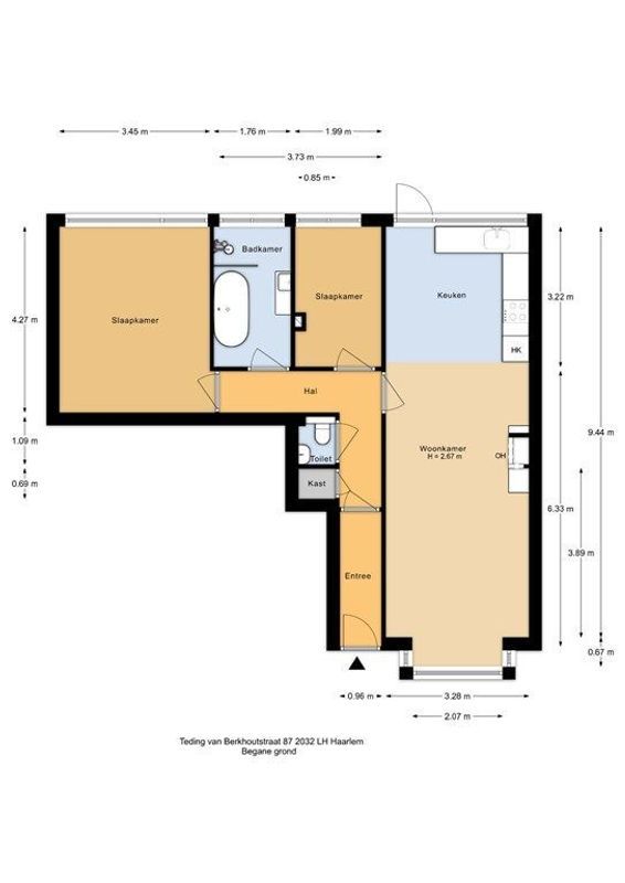Teding Van Berkhoutstraat 87 Floorplan Blur 1