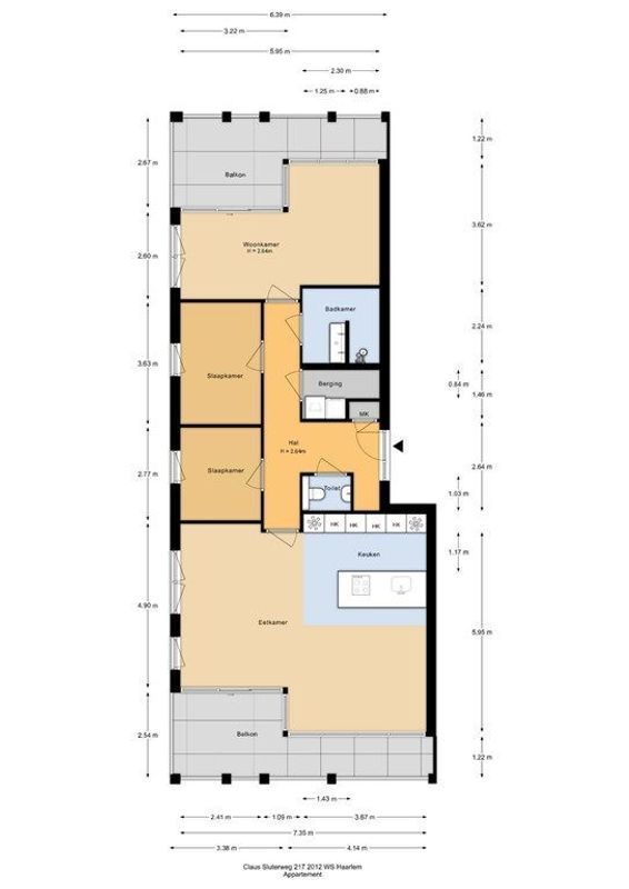 Claus Sluterweg 217 Floorplan Blur 0