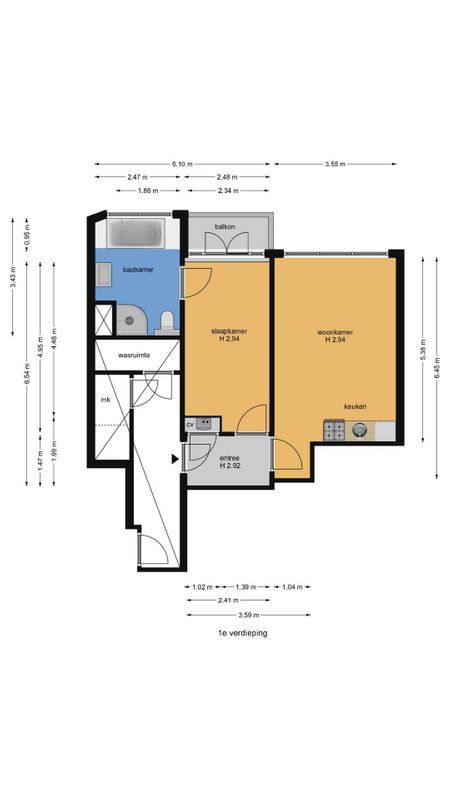 Cartesiusstraat 233-A Floorplan 0