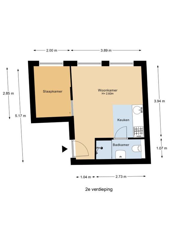 Chassestraat 7-B Floorplan 0