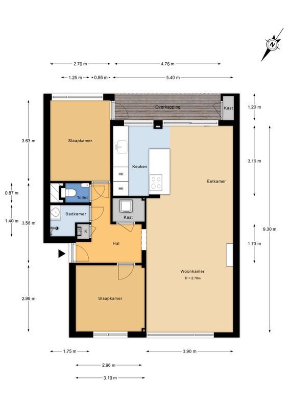 Monseigneur van Steelaan 238 Floorplan 1