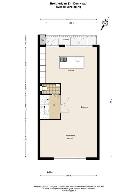 Breitnerlaan 83 Floorplan 1