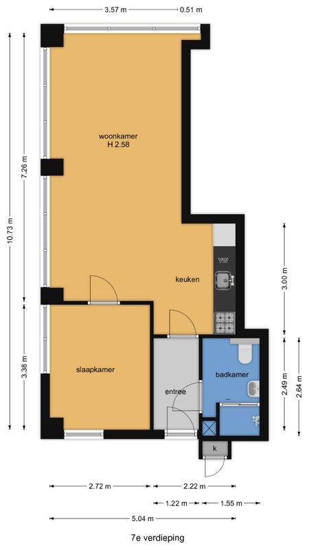 Gedempte Sloot 148 Floorplan 0