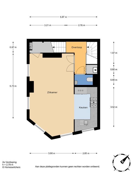 Frederik Hendriklaan 75-A Floorplan 1
