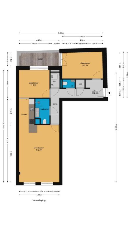 Bagijnestraat 16-B Floorplan 0