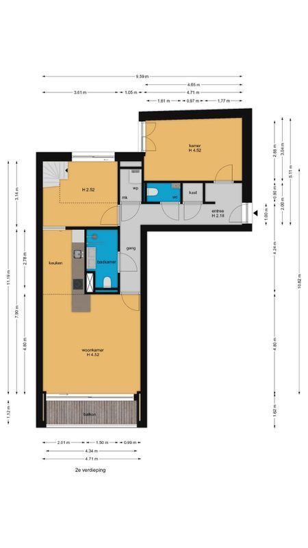 Bagijnestraat 18-B Floorplan 0