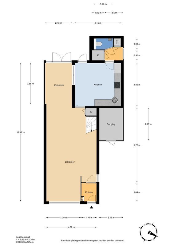 Leidseweg 415 Floorplan 1
